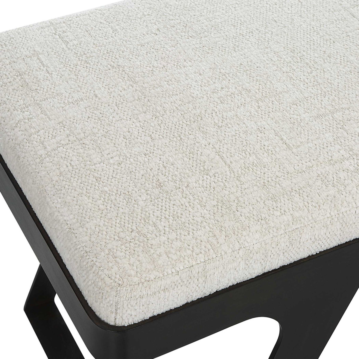 Hover Modern Bench, Furniture by Uttermost, 53" width x 19" height x 16" depth View 7