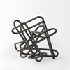 Henderson  Black Metal Paperclip Decorative Object, by Mercana, 10.43" length x 8.27" width x 7.68" height thumbnail 6