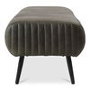 Endora Bench Charred Olive, Benche by Moe's Home, 59" width x 16.5" height x 19" depth thumbnail 3