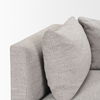 Halston Corner Light Grey Performance Fabric, Sectional Sofa by Mercana, 38.5" length x 38.5" width x 30.5" height thumbnail 8