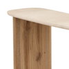 Aelwyn Console Table Natural, by Dovetail, 63" width x 30.16" height x 18.78" depth thumbnail 7
