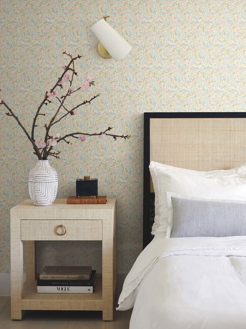 Tapestry Light Mustard Wallpaper