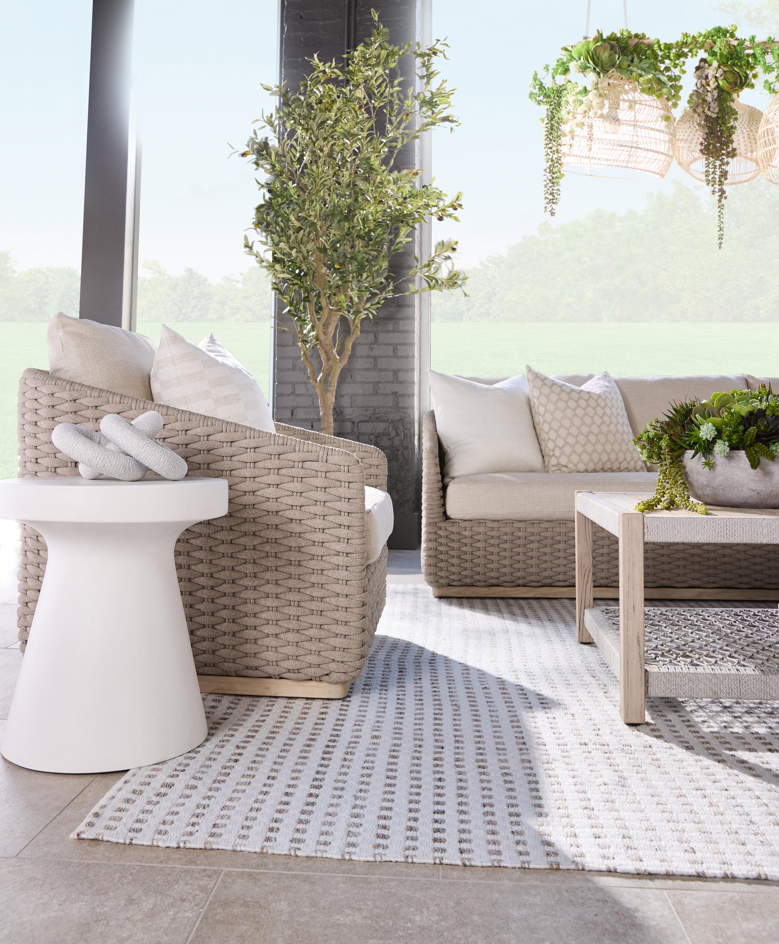 Caspian Outdoor Modular Armless Sofa Chair, Seating by Essentials for Living, 28" width x 36" height x 36" depth View 10