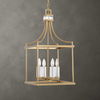 Montreal 4 Light Brass Lantern Pendant 1 Montreal 4 Light Brass Lantern Pendant thumbnail 1