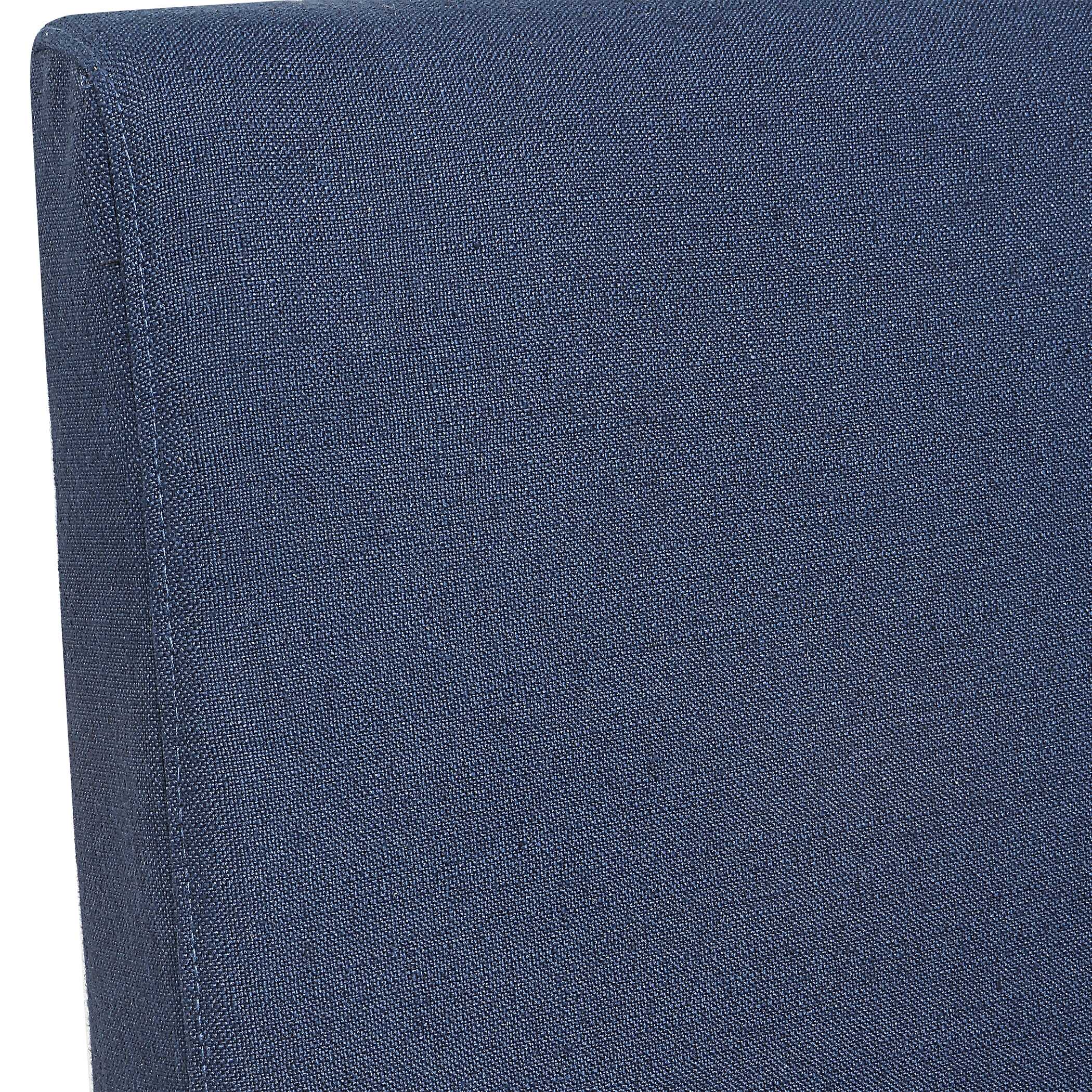 Coley Denim Armless Chair, Furniture by Uttermost, 23" width x 39.5" height x 25" depth View 9