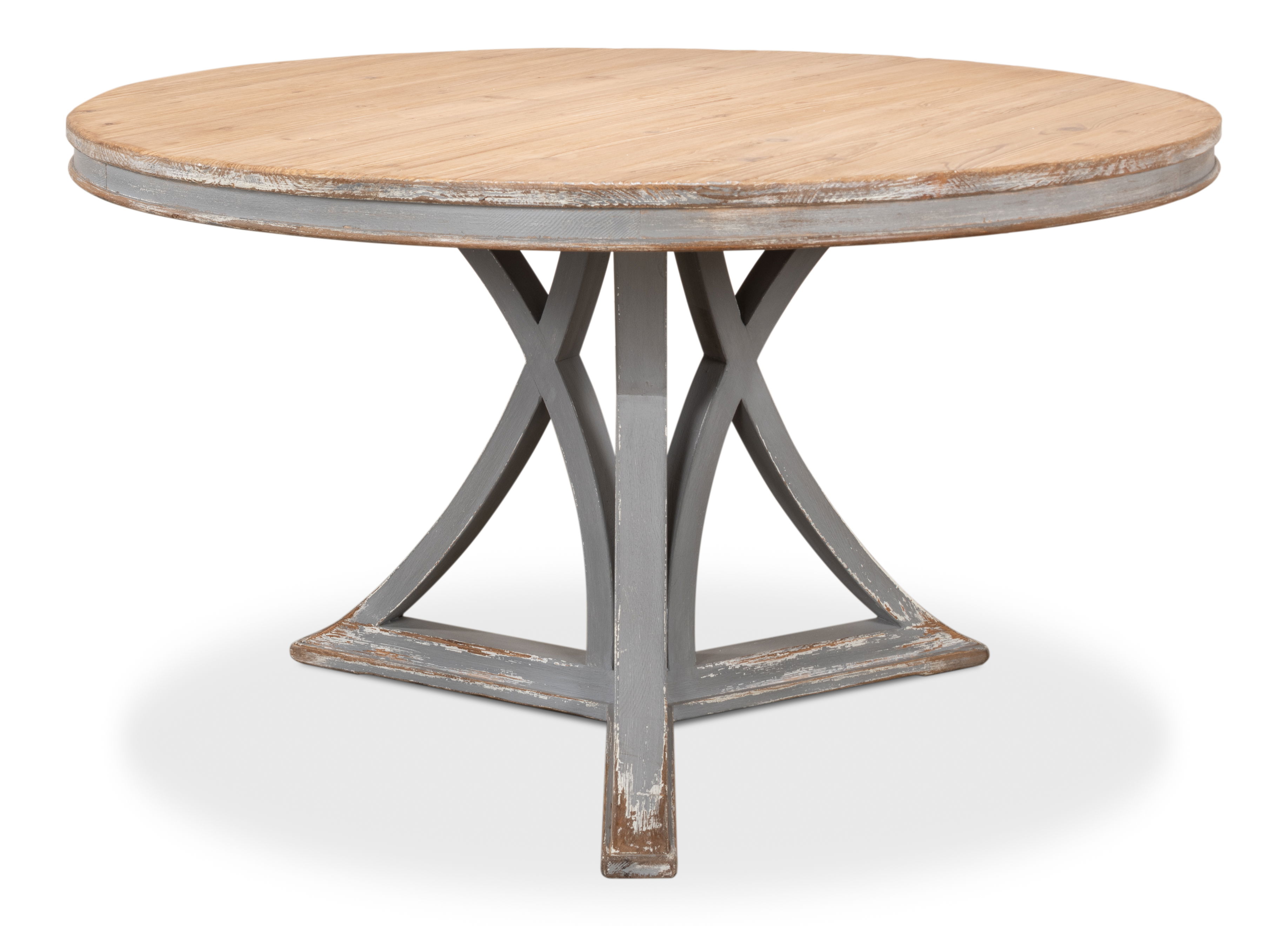 Flying Buttress Dining Table, Grey large image 