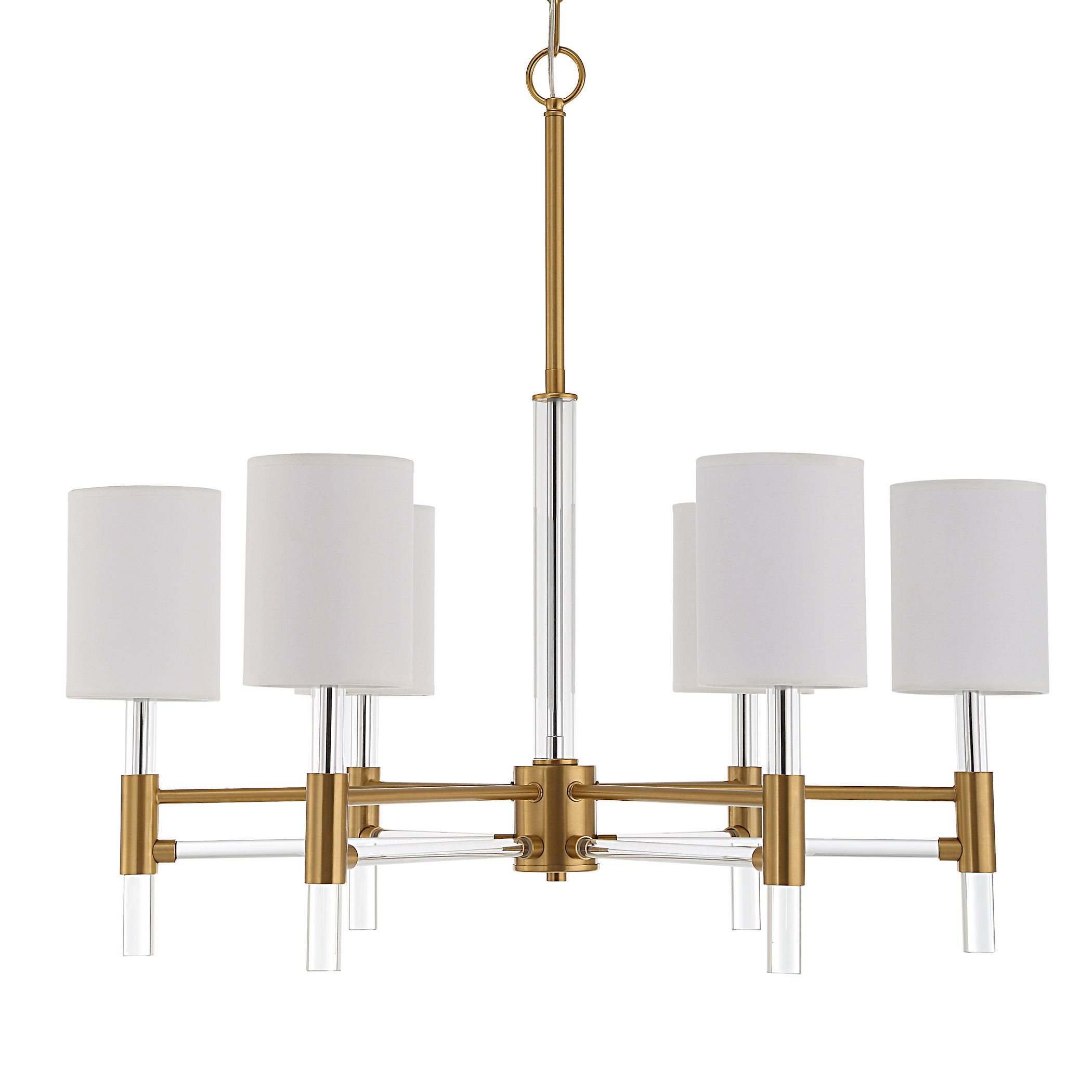 Welkin 6 Light Modern Chandelier large image 