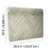 Hermosa Herringbone Brown Peel & Stick Wallpaper thumbnail 11
