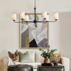 Ginevra 6 - Light Chandelier, by Cyan Design, 62" width x 16" height x 62" depth thumbnail 3