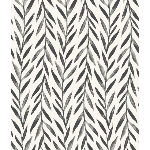 Willow Black Wallpaper