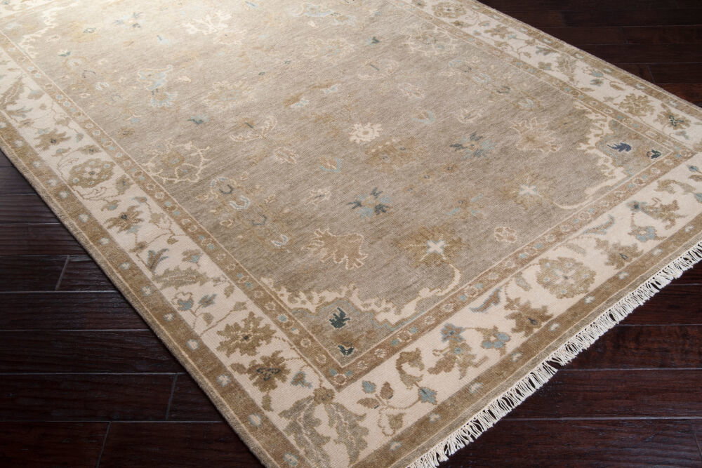 Transcendent Handmade Rug, by Surya, 1'6" length x 1'6" width