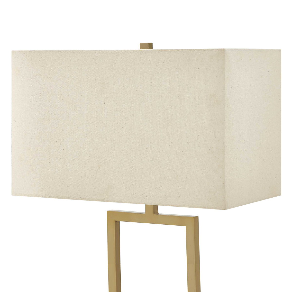 Warrick Modern Travertine Table Lamp, by Uttermost, 18" width x 31.5" height x 10" depth View 7