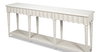 Chantal Console Table Antique White, by Sarreid, 1'6" length x 7'9" width x 3' height thumbnail 10