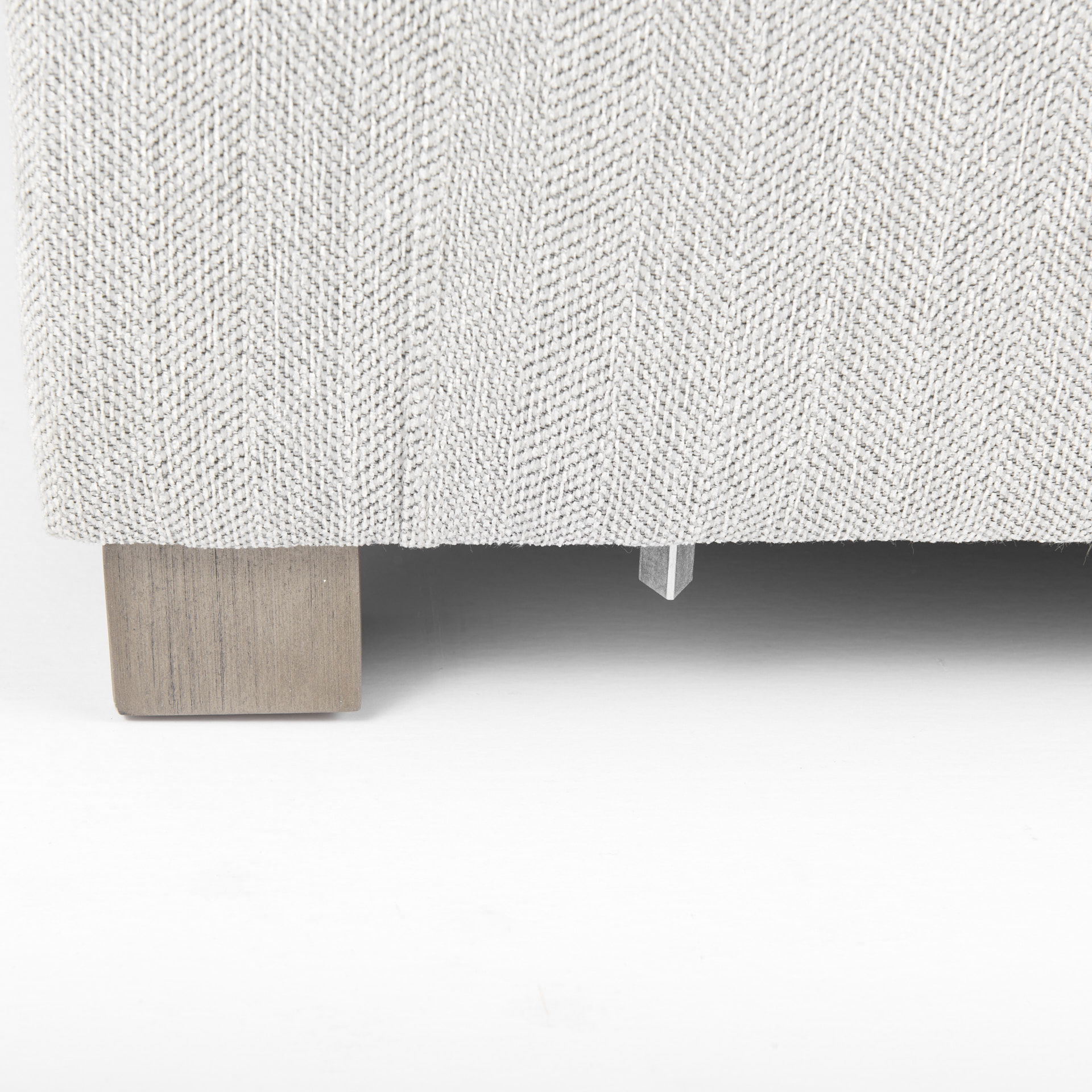 Valence 37.8L x 38.6W x 28.3H Light Gray Corner Sectional Piece, Sectional Sofa by Mercana, 37.8" length x 38.58" width x 28.35" height View 14