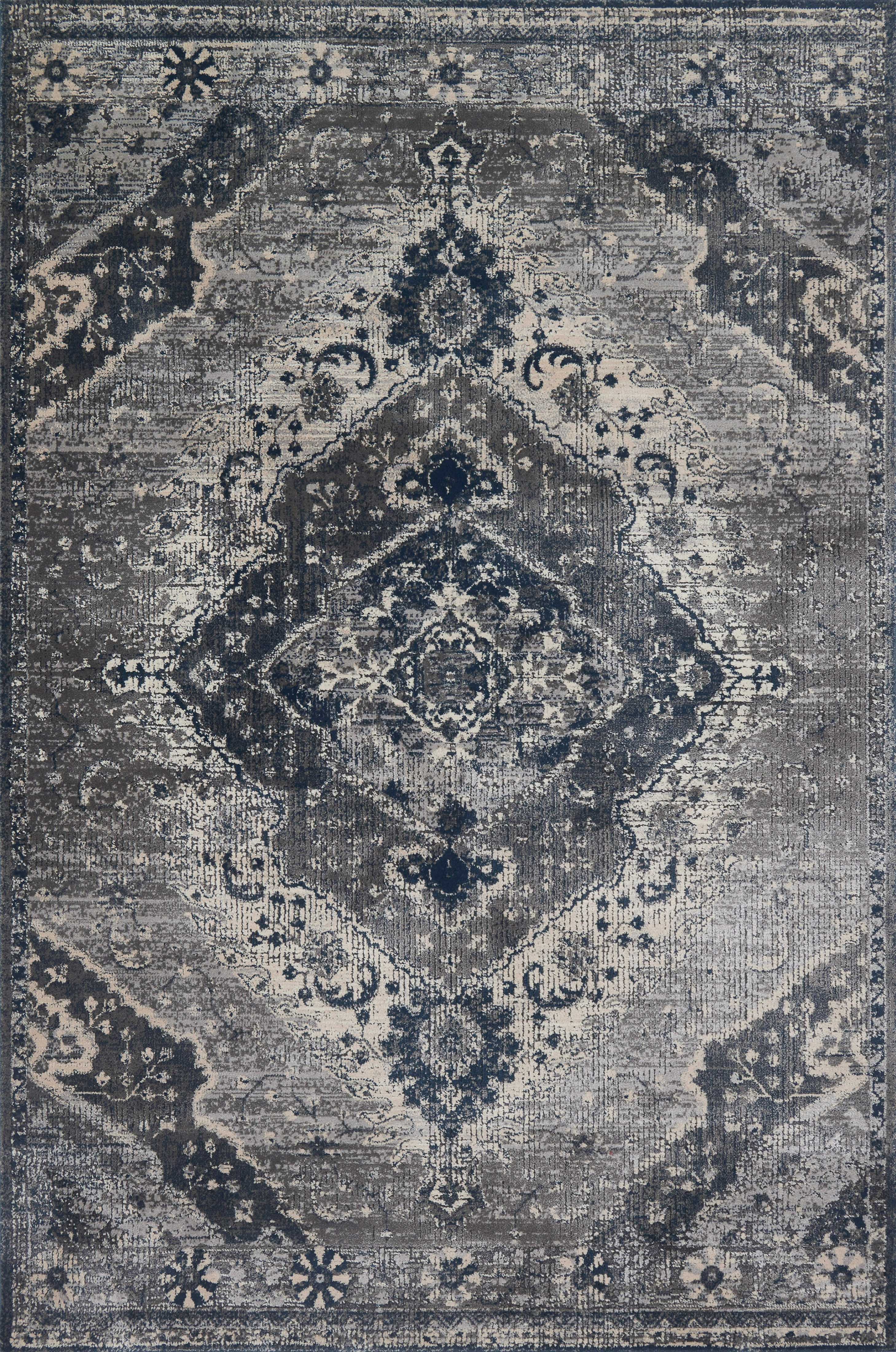 Magnolia Home by Joanna Gaines x Loloi Everly Rug, 5'3" length x 5'3" width