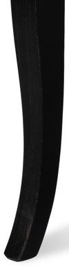 Goccia Side Chair, Nero, Banks Organza, Dining Chair by Sarreid, 21" length x 19" width x 41" height thumbnail 7
