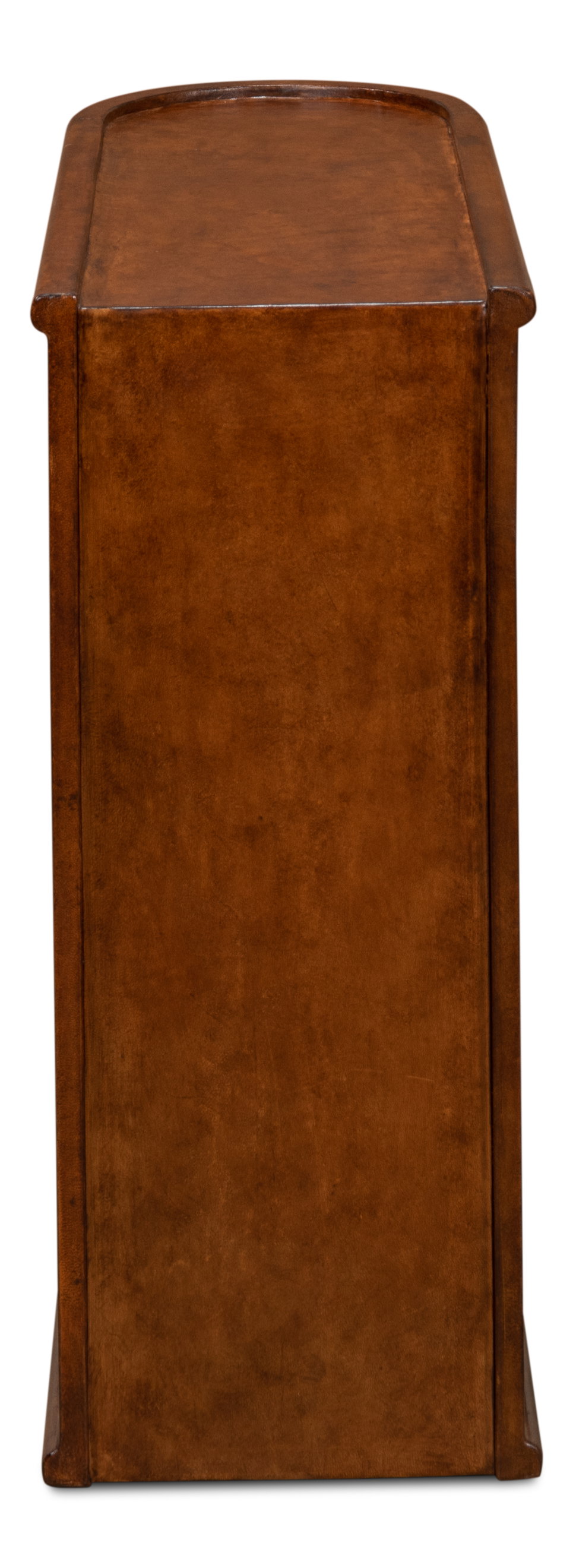 Barnes Leather Book Side Table, by Sarreid, 2' length x 10" width x 2' height View 4