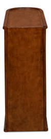 Barnes Leather Book Side Table, by Sarreid, 2' length x 10" width x 2' height thumbnail 4