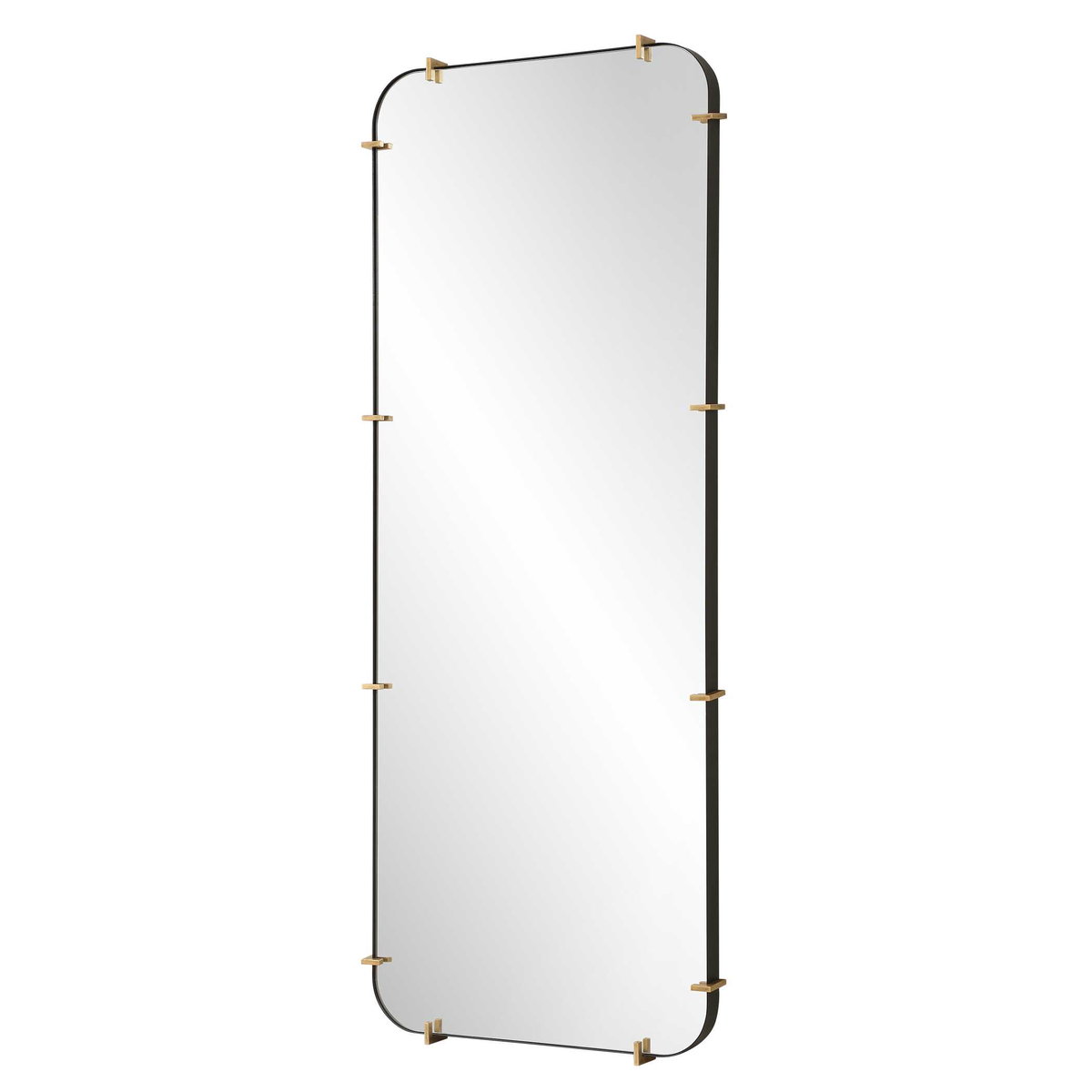 Pali Industrial Dressing Mirror, Floor Mirror by Uttermost, 29.37" width x 73.5" height x 2.5" depth View 5
