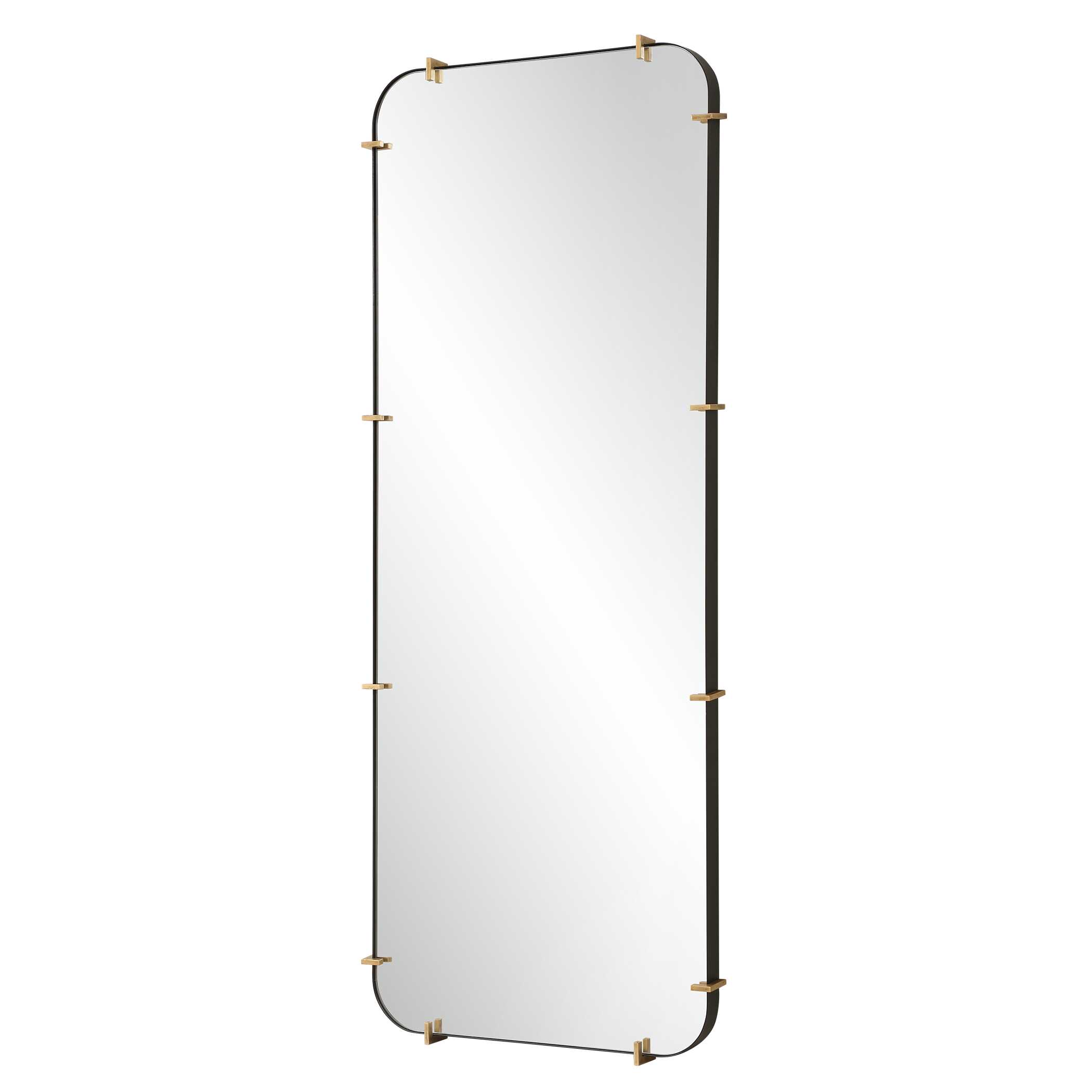 Pali Industrial Dressing Mirror, by Uttermost, 29.37" width x 73.5" height x 2.5" depth View 5