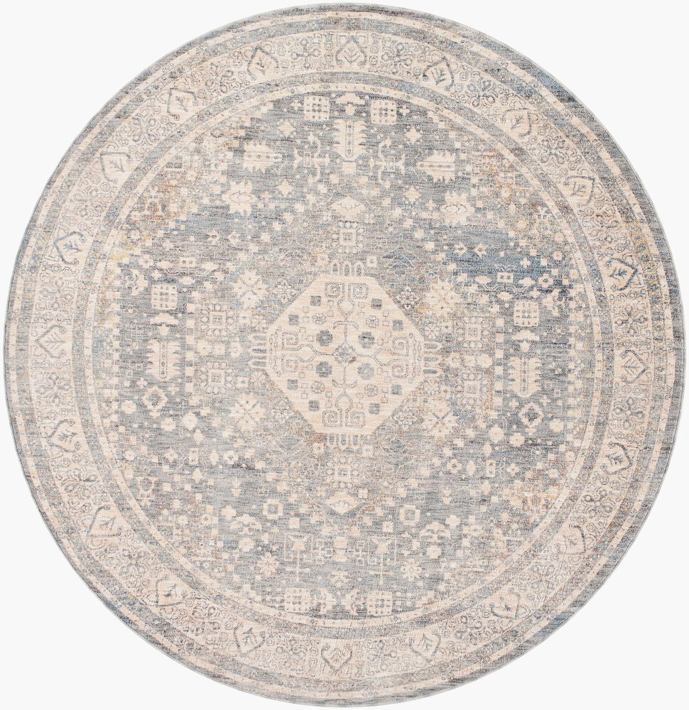 Chicago Machine Woven Rug, by Surya, 6'6.74" length x 6'6.74" width