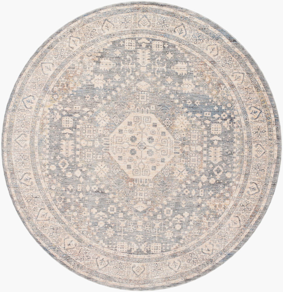 Chicago Machine Woven Rug, by Surya, 6'6.74" length x 6'6.74" width