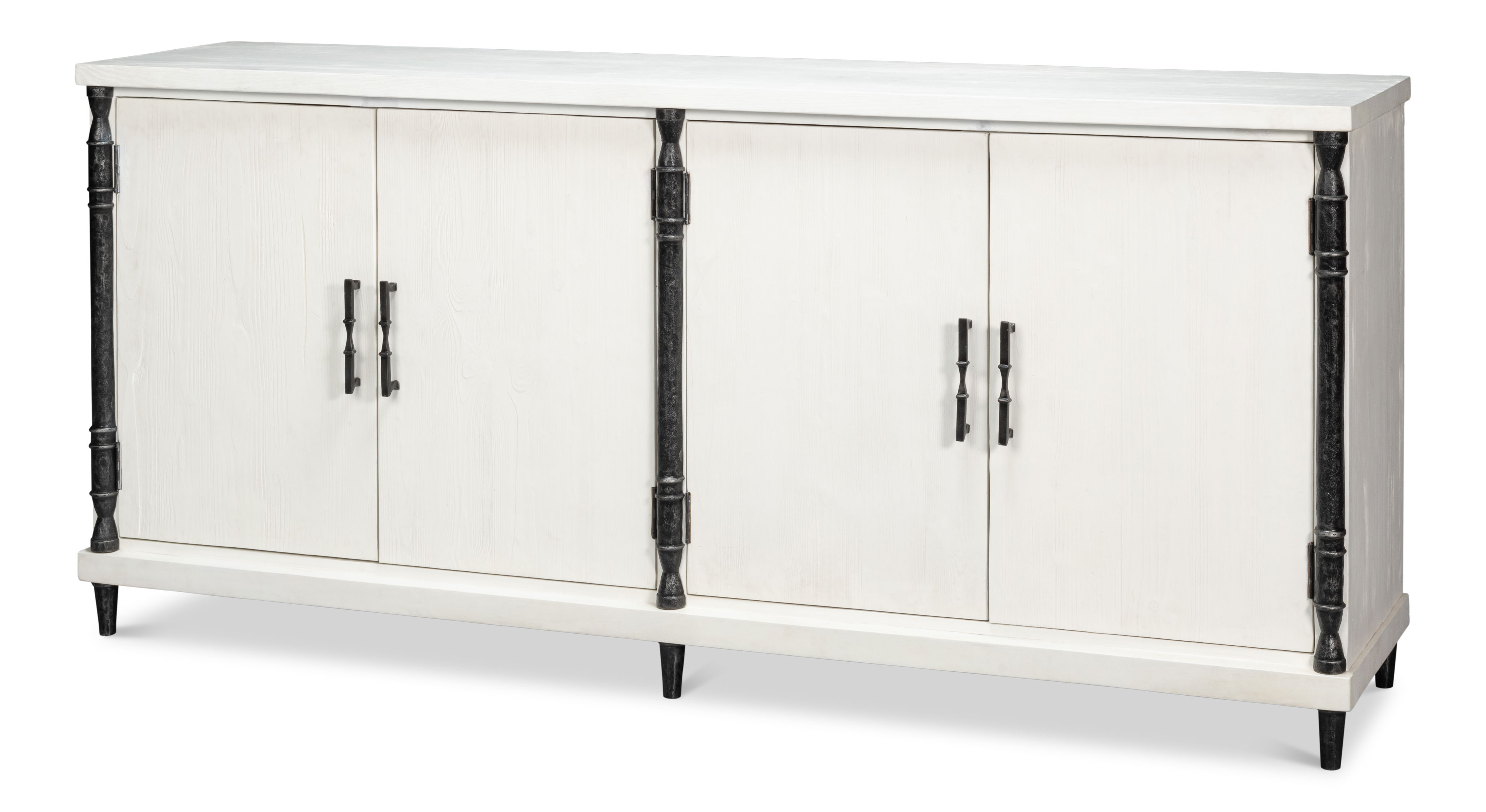 Elegance Credenza, Cabinets & Sideboard by Sarreid, 80" length x 19" width x 36" height View 1