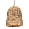 Rotorua 1 Light Sea Grass Pendant, Ceiling Light by Uttermost, 13.75" width x 19" height x 13.75" diameter x 13.75" depth thumbnail 5
