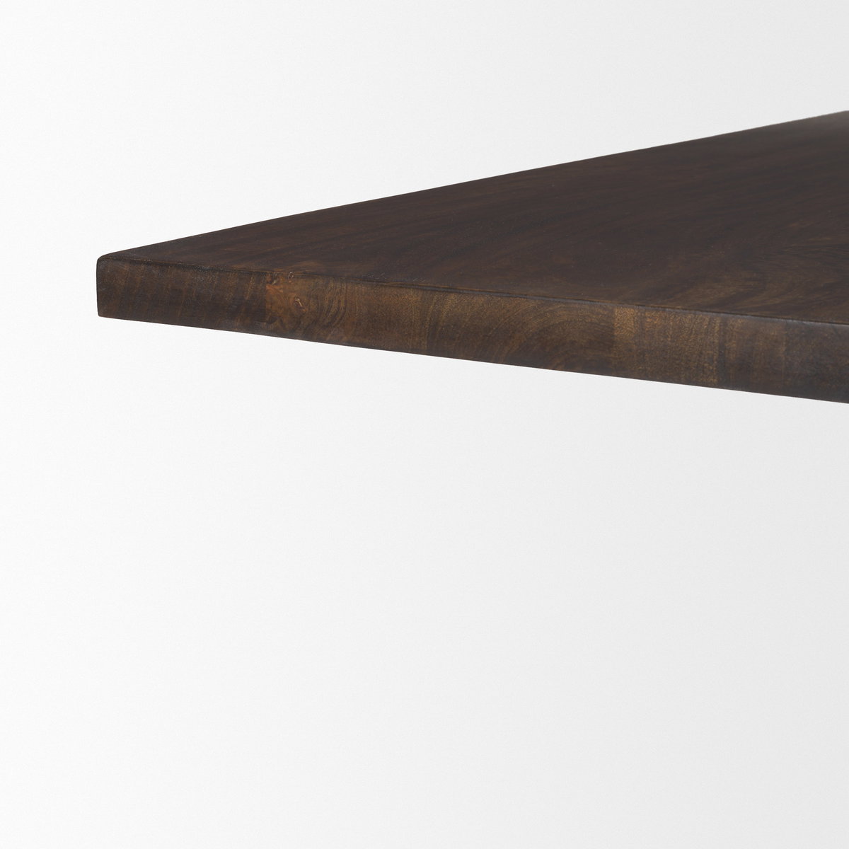 Viktor 55'L Dark Brown Solid Wood Coffee Table, by Mercana, 55" length x 30" width x 17" height View 9