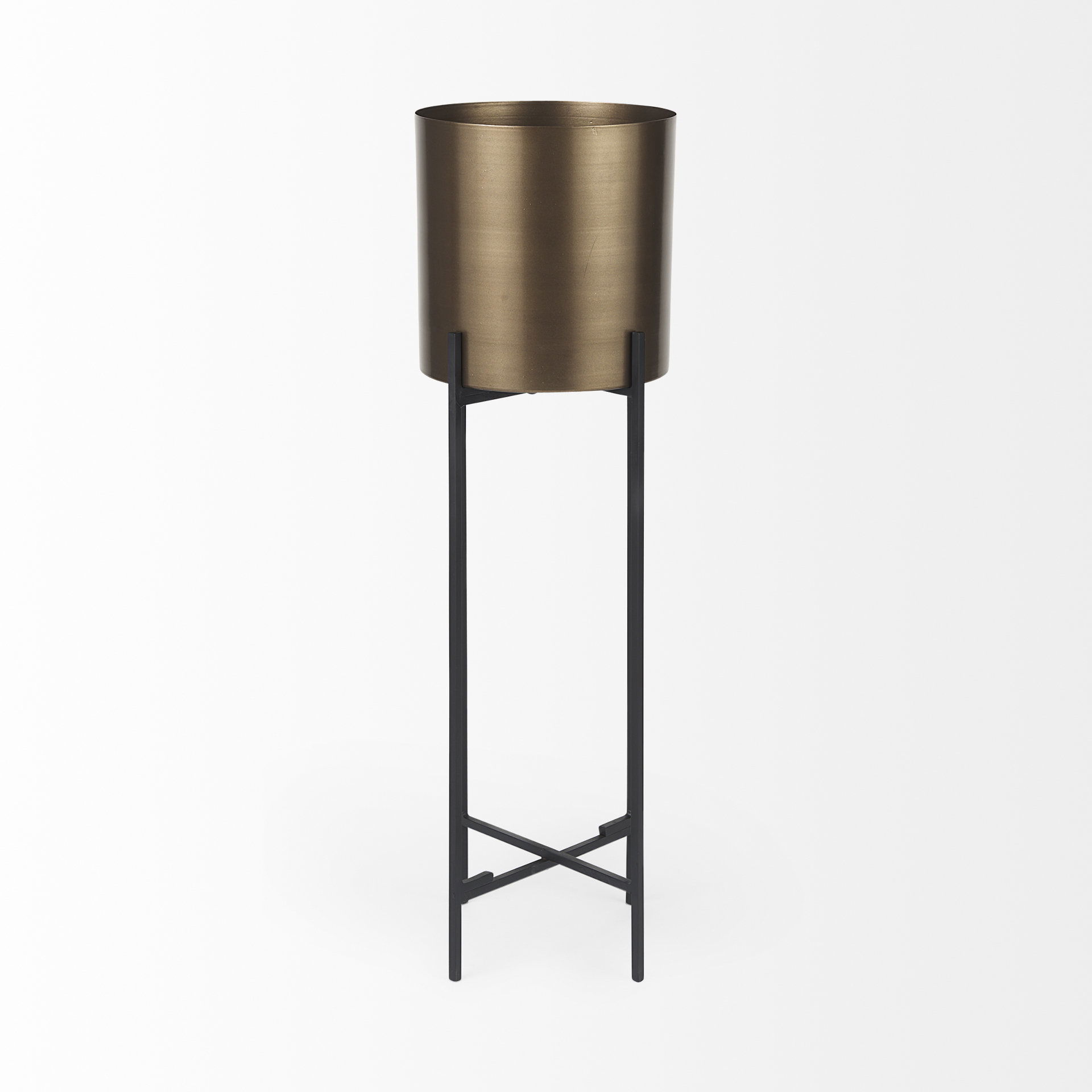 Sowerberry (Large) 11L x 11W x 33H Plant Stand, Planter by Mercana, 10.83" length x 10.83" width x 33.07" height View 5