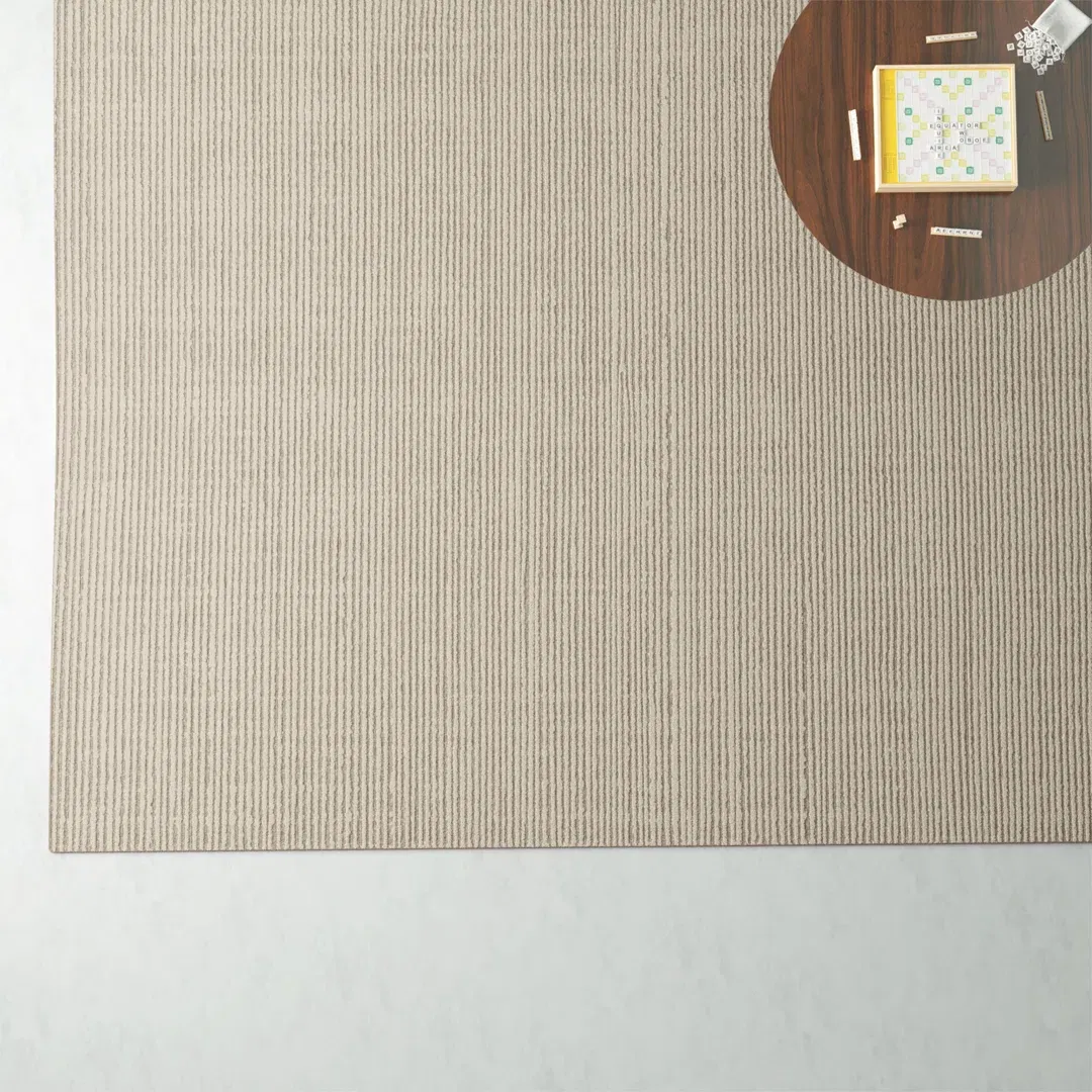Phase Solid Hand-Woven Taupe Area Rug large image 