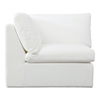 Miles Outdoor Corner White, Outdoor Chair by Moe's Home, 3'4" width x 2'11.8" height x 3'4" depth thumbnail 4