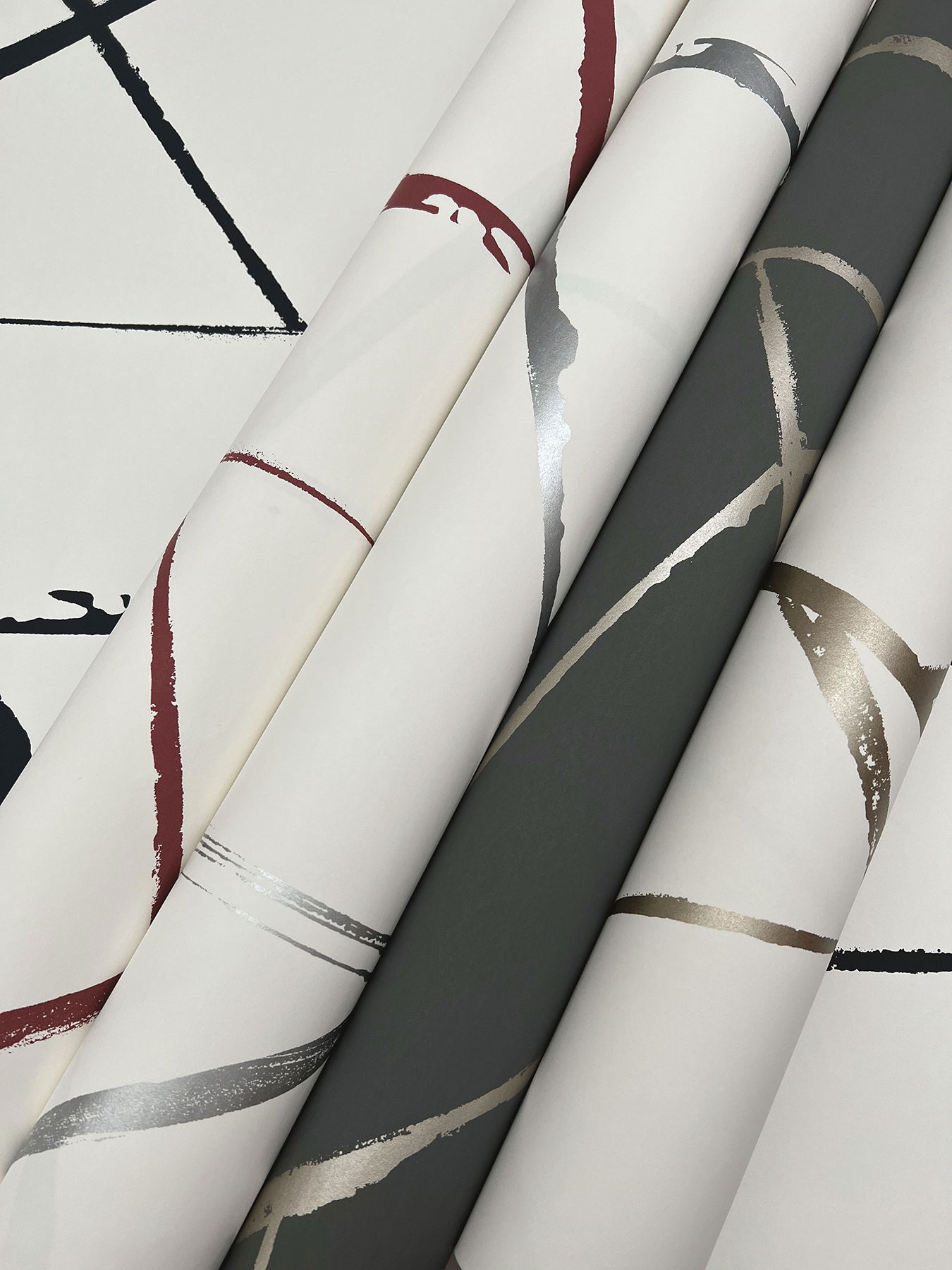 Intersect Spice Red Wallpaper large image 