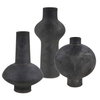 Charcoal Bloom Indoor-Outdoor Vases Set/3, by Uttermost, 7.5" width x 11" height x 7.5" depth thumbnail 1
