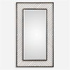 Karel Chevron Mirror, by Uttermost, 3'8" width x 6'4" height x 3" depth thumbnail 1