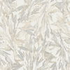 Rainforest Leaves Cream & Grey Wallpaper, by York Wall, 33' length x 1'9" width x 0.02" depth thumbnail