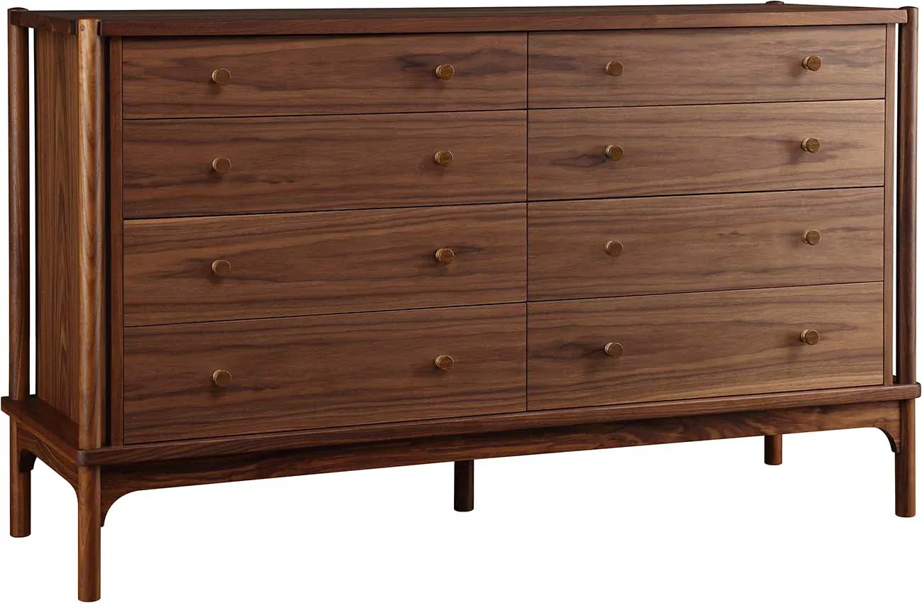Walnut Grove Dresser, by Stickley, 67" width x 38" height x 22" depth View 1