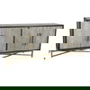 Mako Small Sideboard Grey, Cabinets & Sideboard by Moe's Home, 76" width x 34" height x 18" depth thumbnail 2