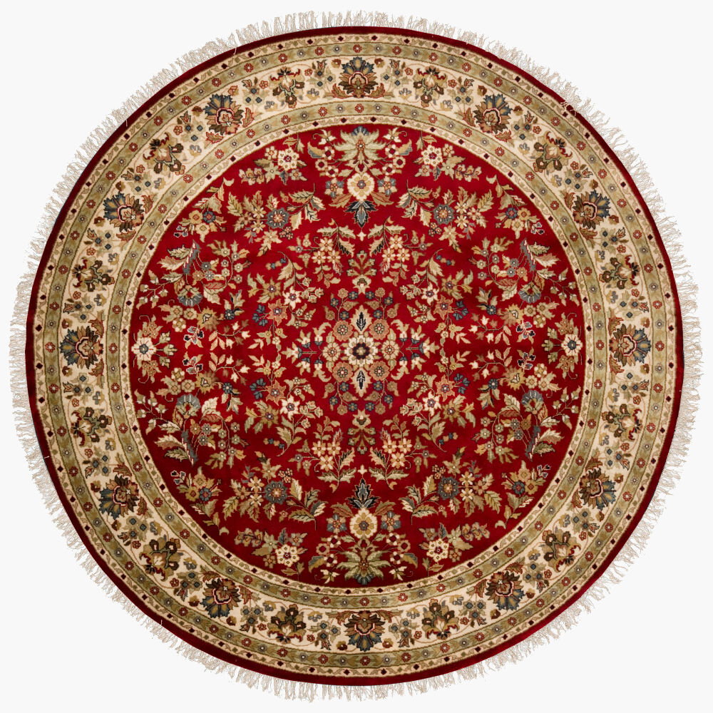 Taj Mahal Handmade Rug, by Surya, 5'6" length x 3'6" width