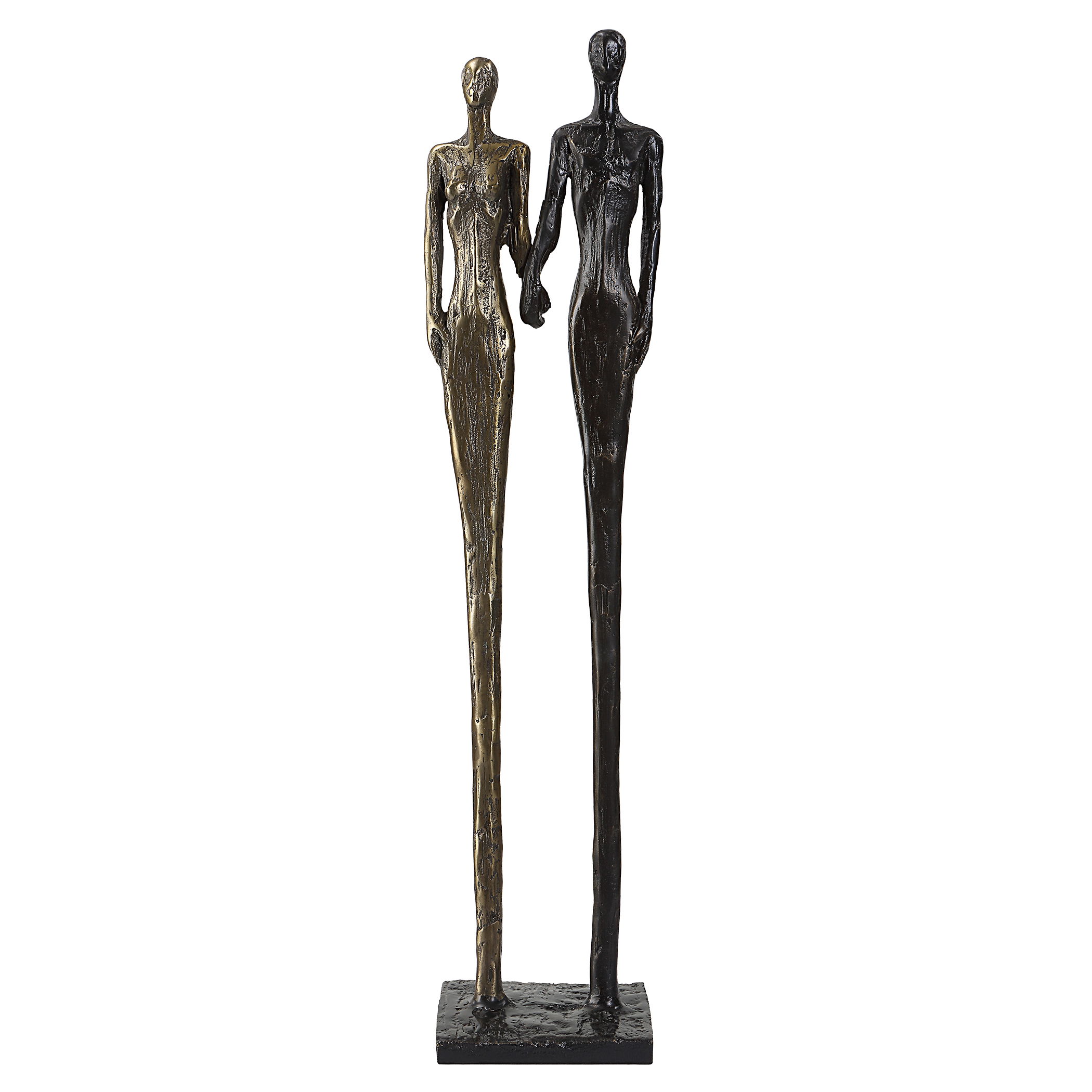 Two's Company Cast Iron Sculpture large image 