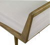 Waylon Modern Ivory Bench, Furniture by Uttermost, 59.25" width x 23" height x 20" depth thumbnail 6