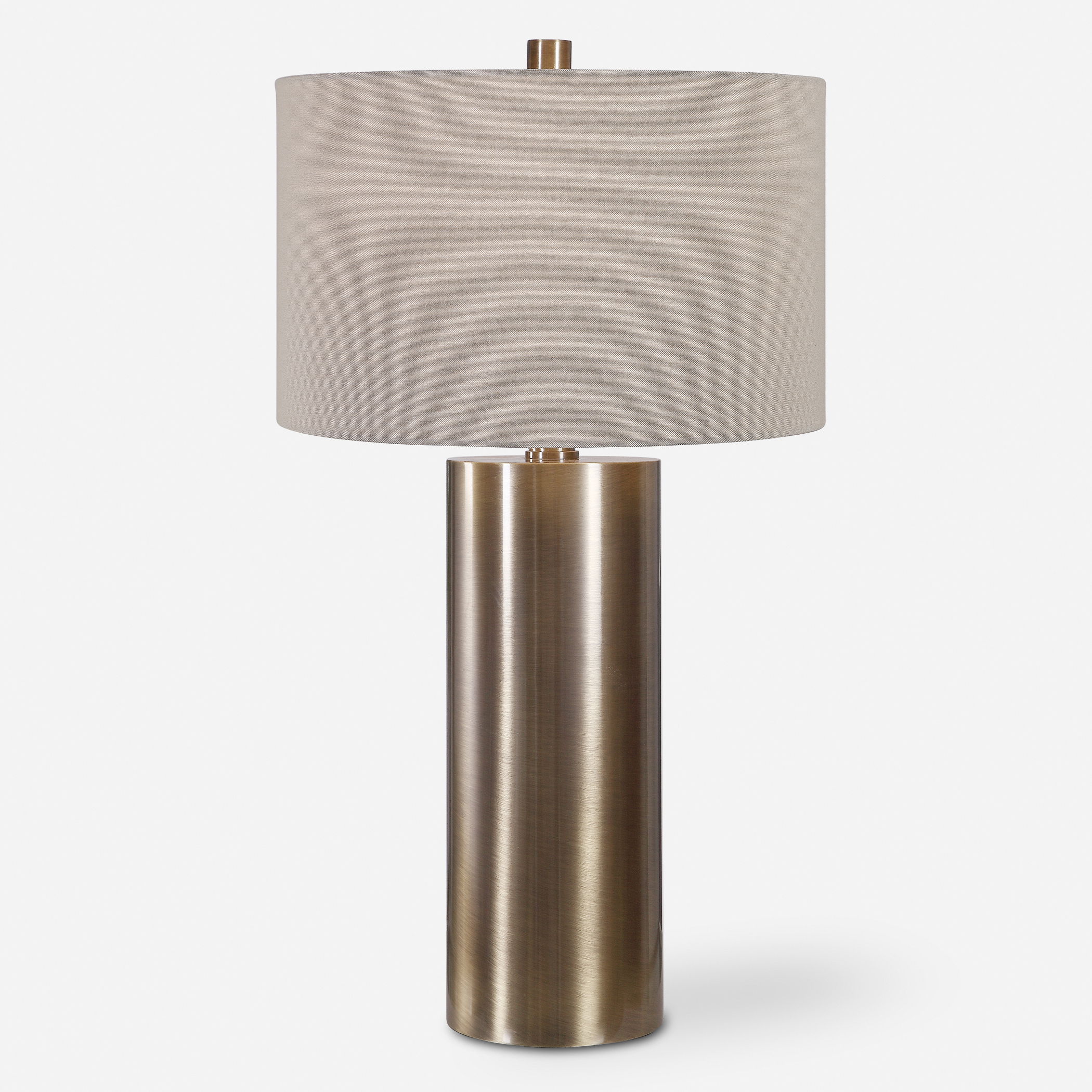 Taria Brushed Brass Table Lamp large image 