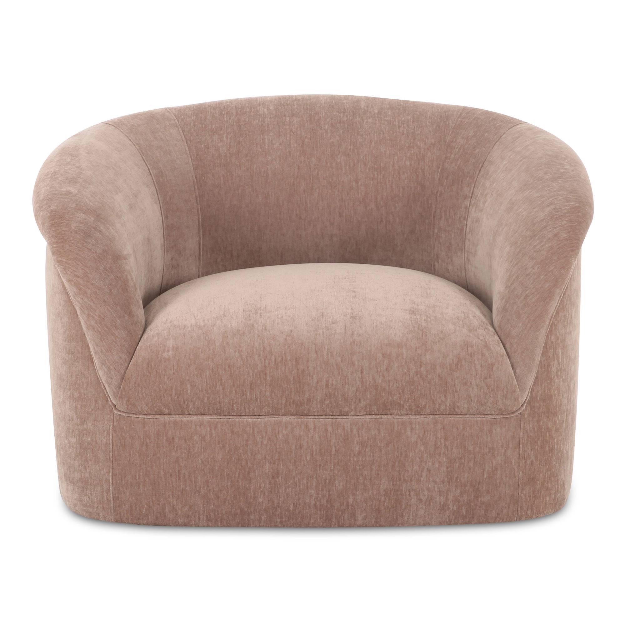 Thora Lounge Chair Blush, Accent Chair by Moe's Home, 39.25" width x 28.75" height x 35" depth View 1