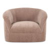 Thora Lounge Chair Blush, Accent Chair by Moe's Home, 39.25" width x 28.75" height x 35" depth thumbnail 1