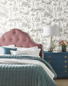 Seasons Toile Grey Wallpaper, by York Wall, 27' length x 2'3" width x 0.02" depth thumbnail 2