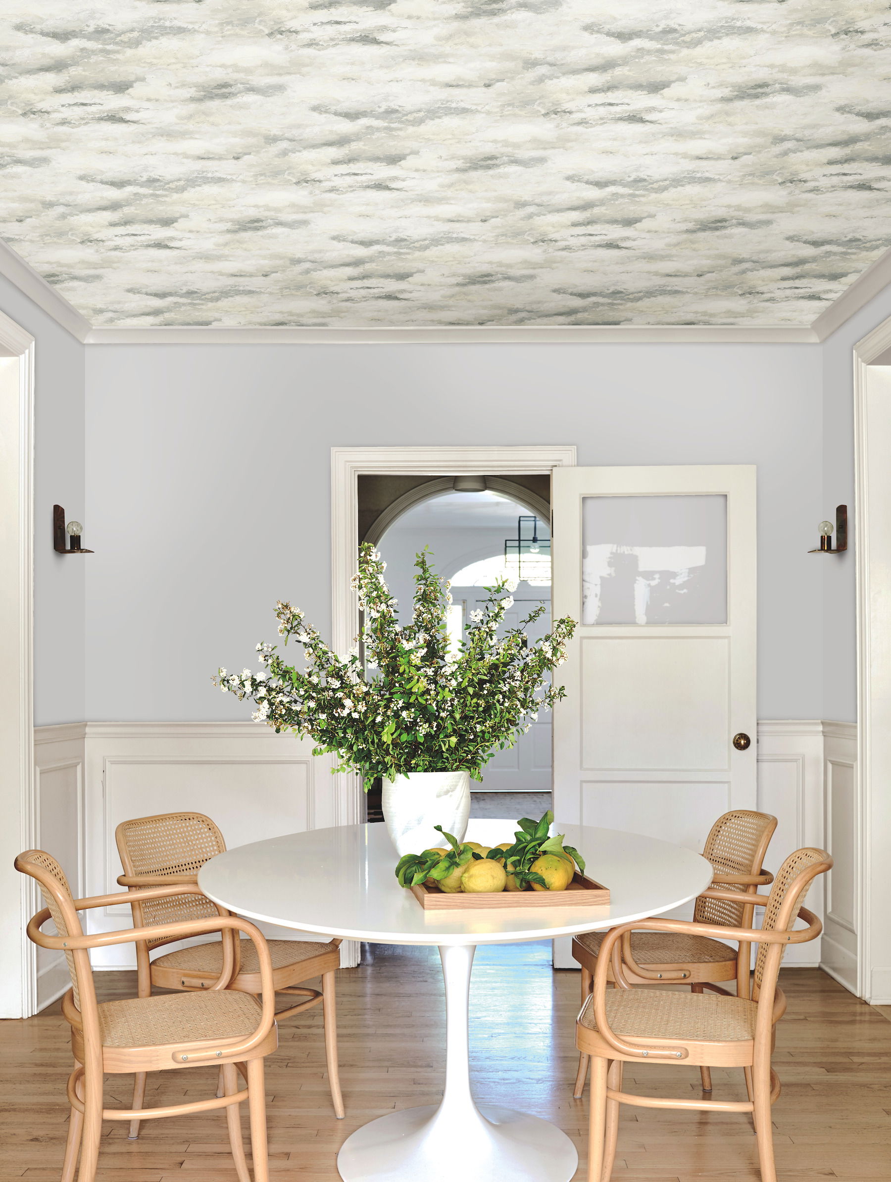 Plein Air Tan & Grey Wallpaper large image 