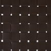 Clarissa 18.0L x 16.0W x 26.25H Dark Brown Woven Leather Seat with Black Iron Frame Counter Stool thumbnail 11