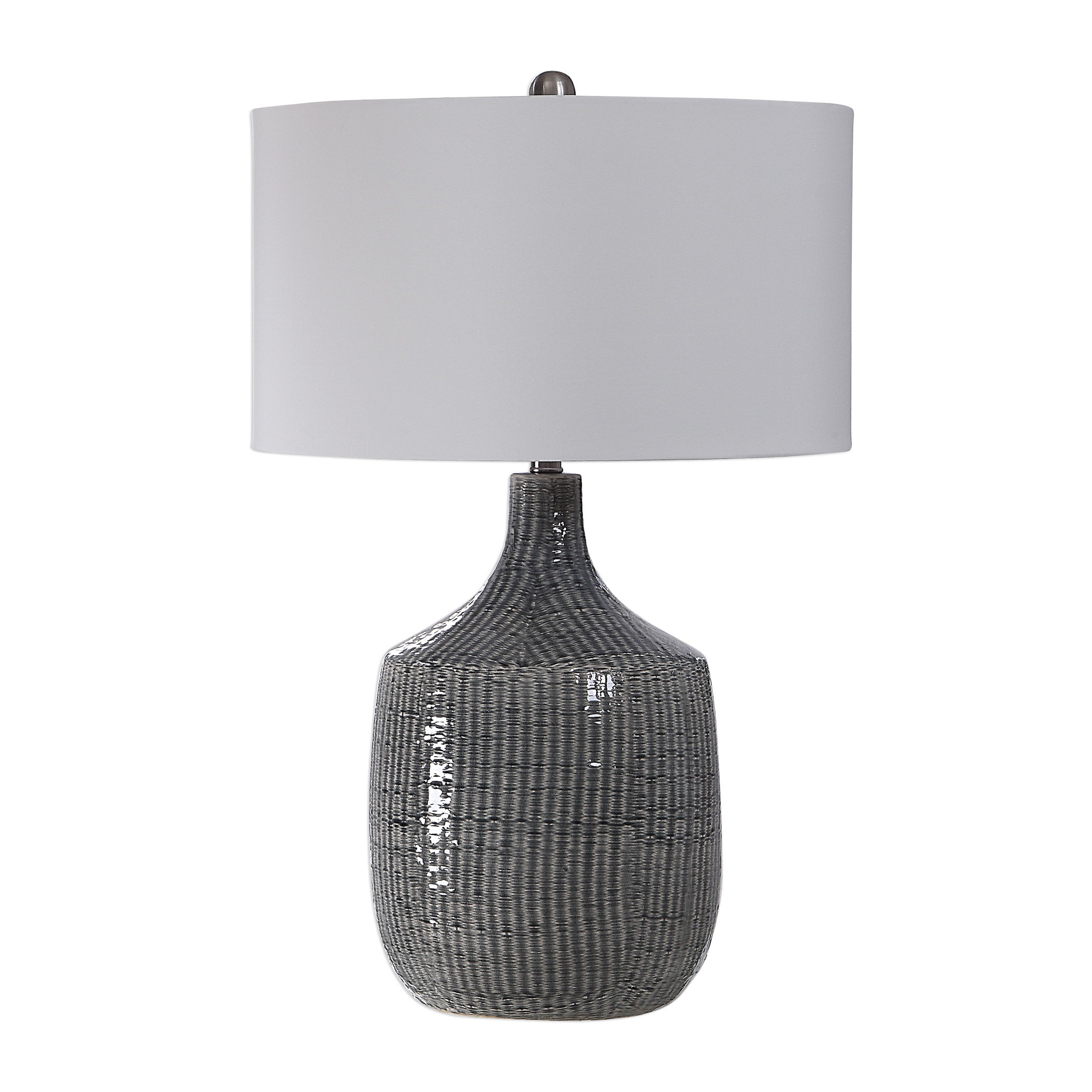 Felipe Distressed Gray Table Lamp large image 