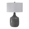 Felipe Distressed Gray Table Lamp thumbnail 7
