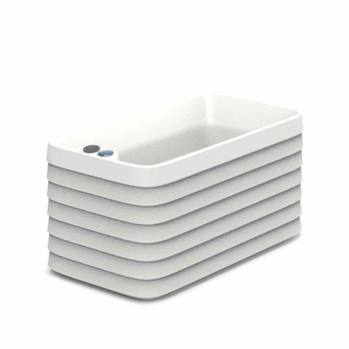 TruDrop Slat Self Watering Windowbox